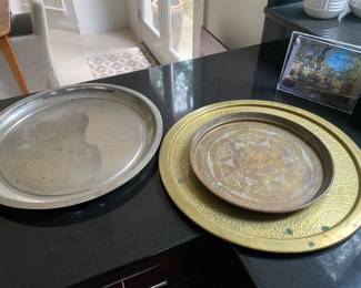 Vintage serving dishes and lots of dishware for catering