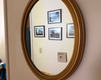 Oval mirror
