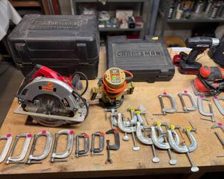 Clamps, tools