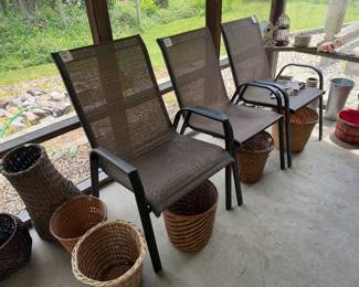 Patio chairs