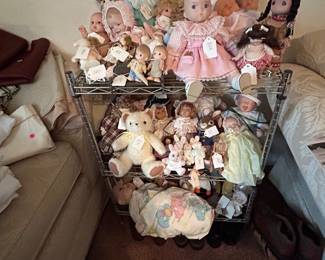 Many Dolls! Some highly sought after collectables, others great as gifts for kids