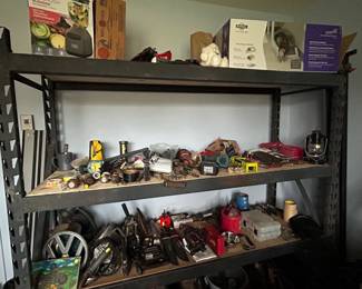 VW emblem, Black & Decker Blender, PetSafe Auto Litter Box, Fuby, Power Tools, Camping Lantern, Fishing weights, deep sea fishing supplies