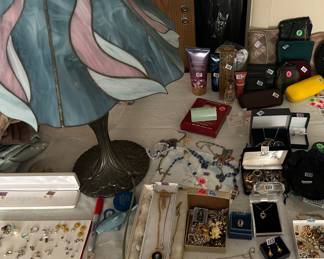 Costume Jewelry, Wallets, Glassess Cases. More to come.