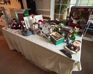 Christmas decorations, collectable Christmas doll