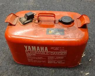Vintage Yamaha 24Liter Metal Fuel Can 6.3 Gallon Capacity