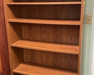 Oak 6Shelf Bookcase