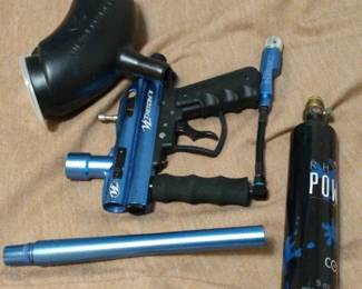 Triton Paintball Marker Starter Kit with CO Tank Hopper