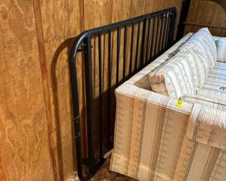 PICKERS Twin Sized Black Metal Trundle Frame only