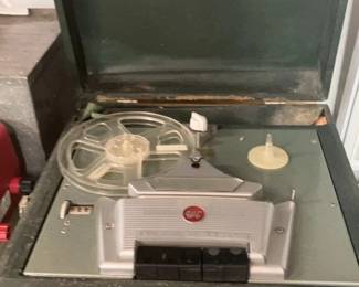 Vintage Recordio by WilcoxGay ReeltoReel Recorder in Case