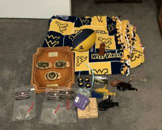 West Virginia University Memorabilia Collection Fleece Throw