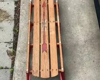 Vintage Flexible Flyer Wooden Sled