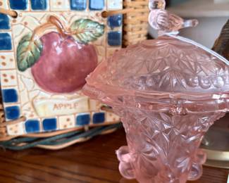 Pink glass