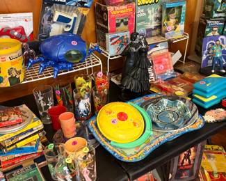 Vintage and modern toys and collectibles