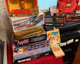 Vintage and modern toys and collectibles