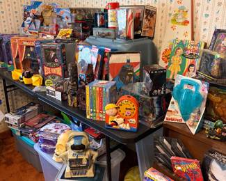 Vintage and modern toys and collectibles