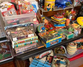 Vintage and modern toys and collectibles