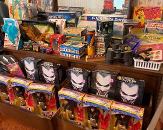 Vintage and modern toys and collectibles