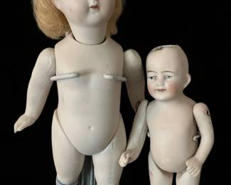 German Bisque Doll with Hanne Label second image