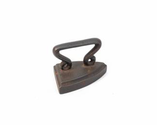 Antique Cast Iron Coal Iron