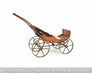Antique Doll Carriage 