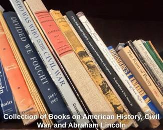 Collection of Books on American History, Civil War, and Abraham Lincoln fourth image