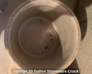 Vintage Gallon Stoneware Crock second image