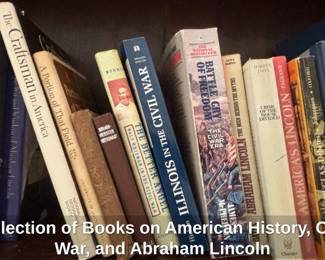 Collection of Books on American History, Civil War, and Abraham Lincoln second image