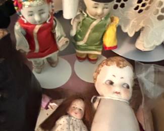 Collection of Antique German Bisque Dolls B fourth image