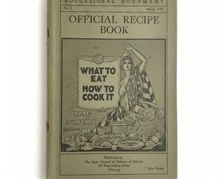 Official Recipe Book What to Eat, How to Cook It