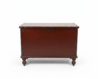Antique Walnut Cedar Chest Bench
