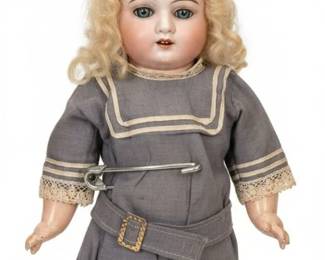 Antique Simon  Halbig KR German Bisque Doll in Scottish Attire second image