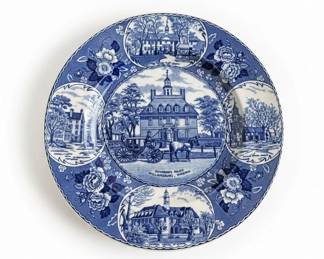 Adams Potteries Staffordshire Williamsburg Plates second image