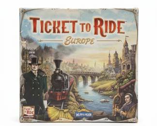 Collection of Board Games Pandemic, Trivial Pursuit, Ticket to Ride Europe, Simon, Tangooes, and Hummer SUT Sport Tow Team second image