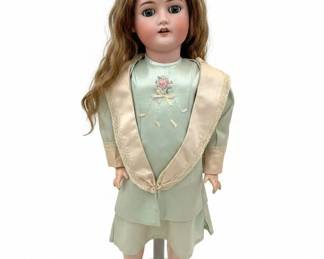 30" Antique German Bisque Doll by Simon  Halbig