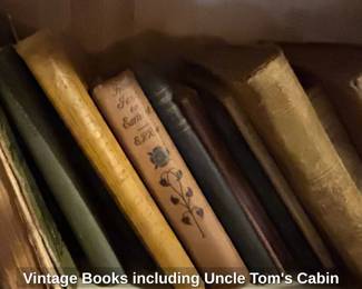 Vintage Books including Uncle Toms Cabin second image