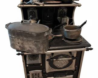 Quick Meal Ranges Salesman Sample Cast Iron Stove third image