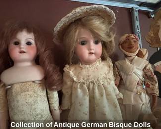 Collection of Antique German Bisque Dolls second image