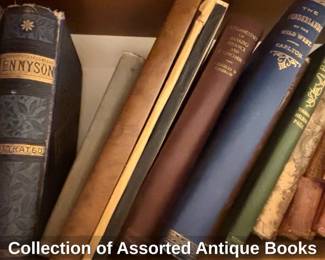 Collection of Assorted Antique Books