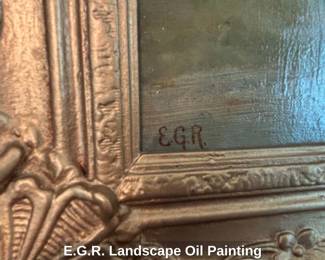 E.G.R. Landscape Oil Painting second image