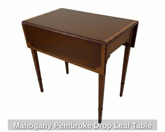 Mahogany Pembroke Drop Leaf Table second image
