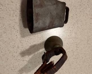 Vintage Cowbell and Duck Hunting Cufflinks Set