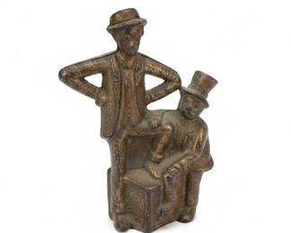 Mutt and Jeff Cast Iron Still Bank second image