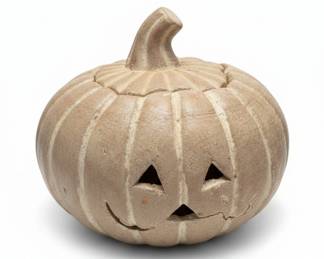 Vintage Ragon House Big Mouth Ceramic Pumpkin Jackolantern Candy Dish