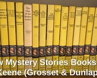Nancy Drew Mystery Stories Books by Carolyn Keene Grosset  Dunlap second image