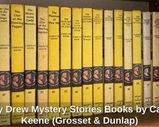 Nancy Drew Mystery Stories Books by Carolyn Keene Grosset  Dunlap