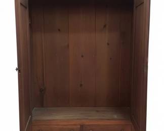 Antique Walnut Armoire Wardrobe