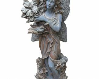 Design Toscano Fiona The Flower Fairy Statue B