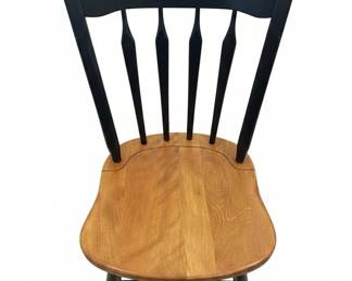 Hitchcock Style Drop Leaf Dining Table with Chairs and Rolling Kitchen Cart fourth image