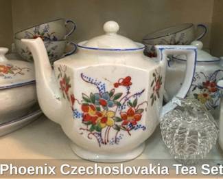 Phoenix Czechoslovakia Tea Set