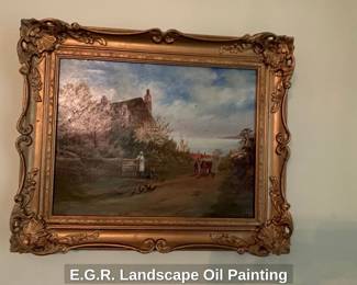 E.G.R. Landscape Oil Painting